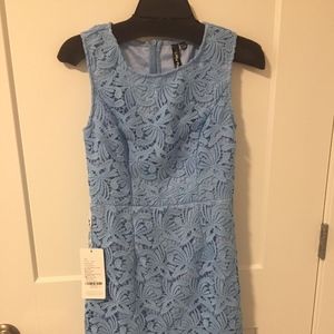 Lace Blue Dress